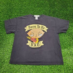 2005 Family-Guy Stewie Griffin Shirt XL 23x26 Born-To-Be-Bad
